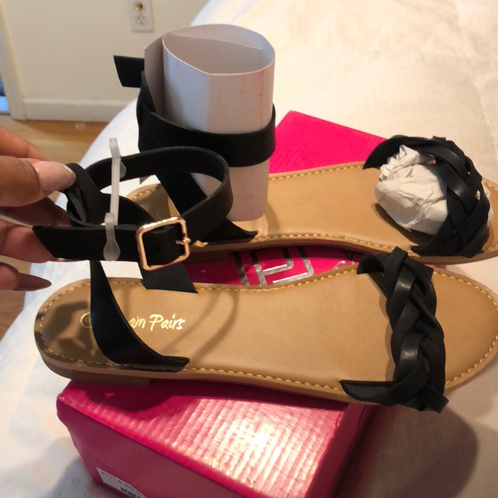 Black Sandals.